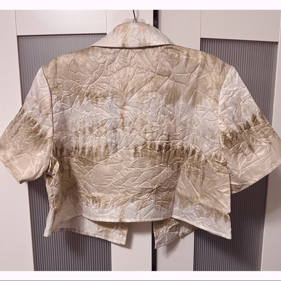 NWT House of Harlow 1960 x Sofia Richie Louie Top in Grey Tie Dye Revolve - Picture 8 of 12